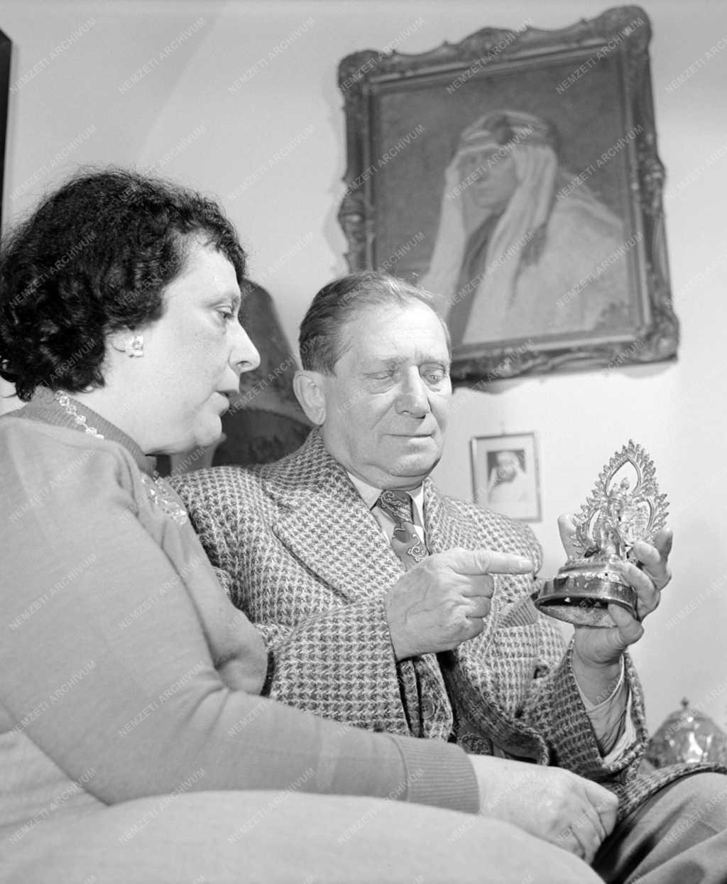 Kultúra - Tudomány - Személy - Germanus Gyula otthonában 