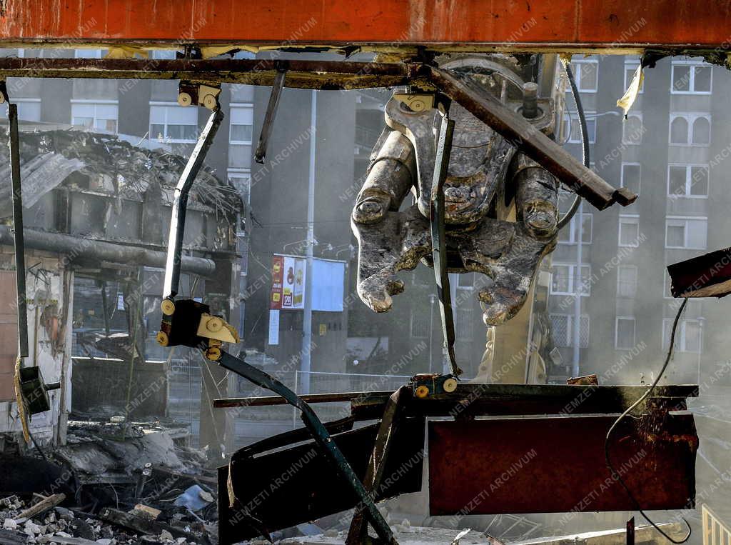 Városkép - Budapest - Liget téri bontás
