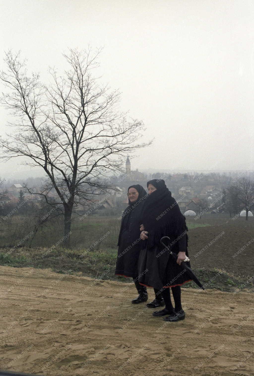 Gyász - Vankóné Dudás Juli temetése