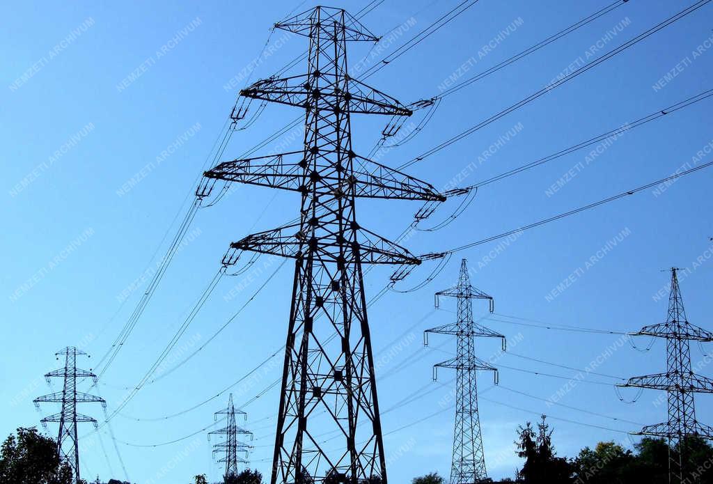 Energetika - Budapest - Nagyfeszültségű villamos távvezetékek
