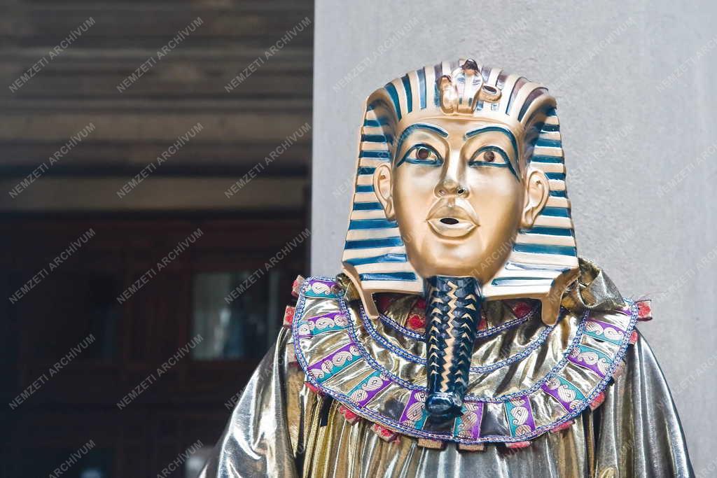 Idegenforgalom - Firenze - Pantomimes „élő szobor” 