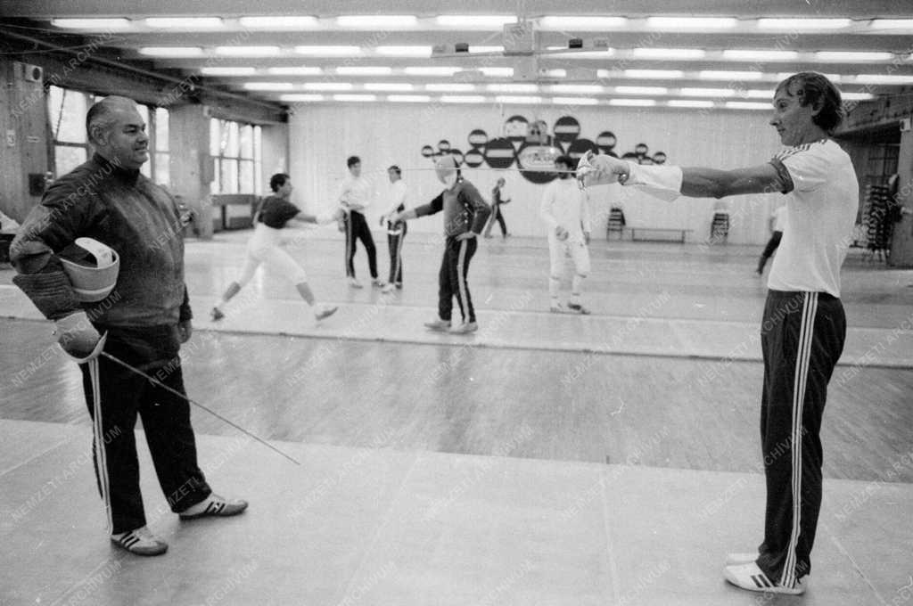 Gedővári Imre olimpiai bajnok kardvívó