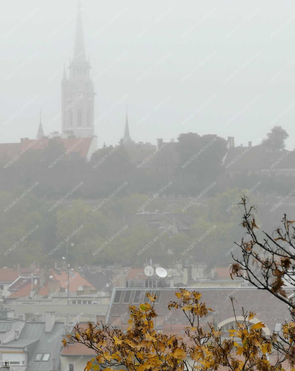 Időjárás - Budapest - Köd a fővárosban