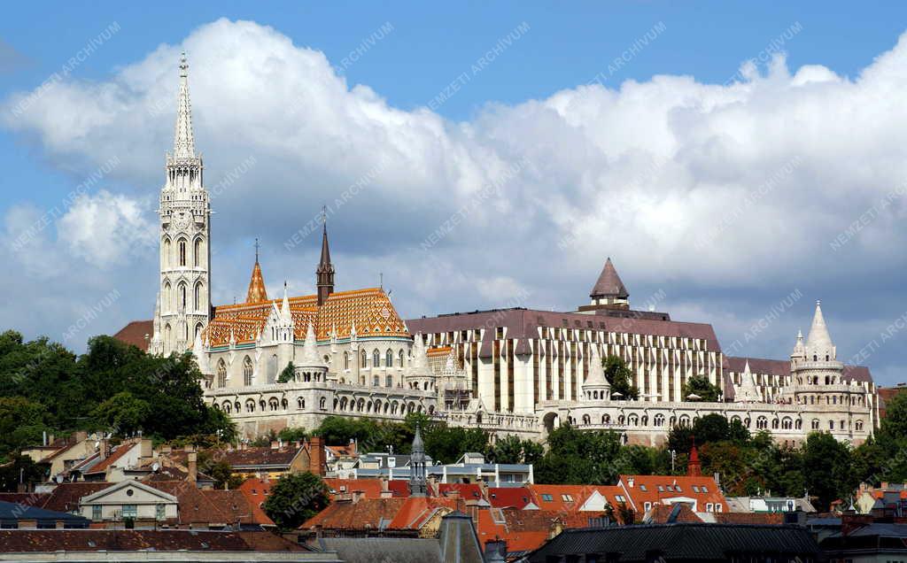 Budapest - Városkép - A budai Vár legismertebb épületei