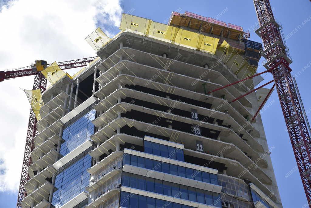 Városkép - Budapest - A MOL Csoport épülő központja