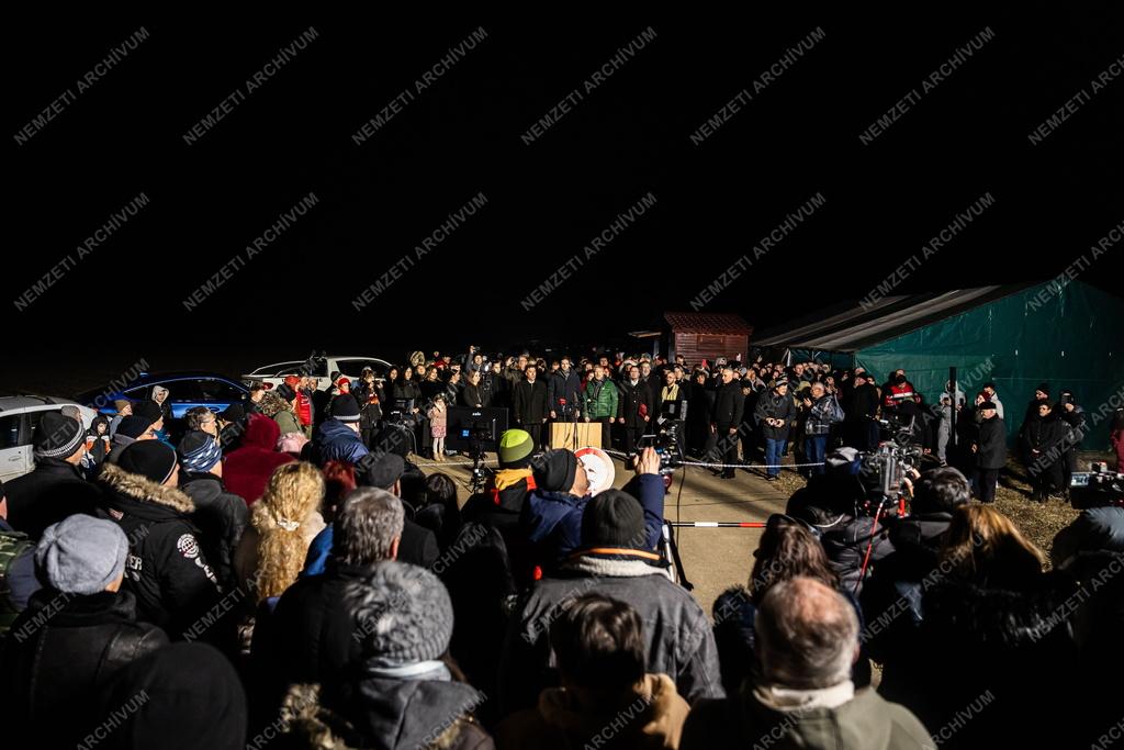 A Pocsaj és Biharkeresztes közötti határátkelő szimbolikus megnyitása 