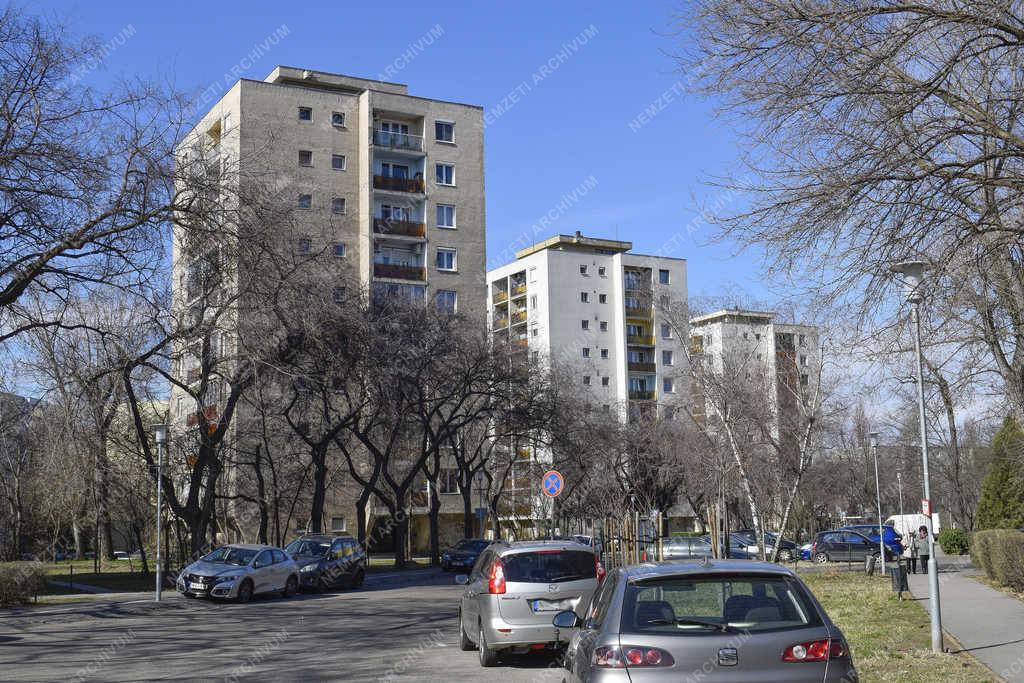 Városkép - Budapest - József Attila lakótelep