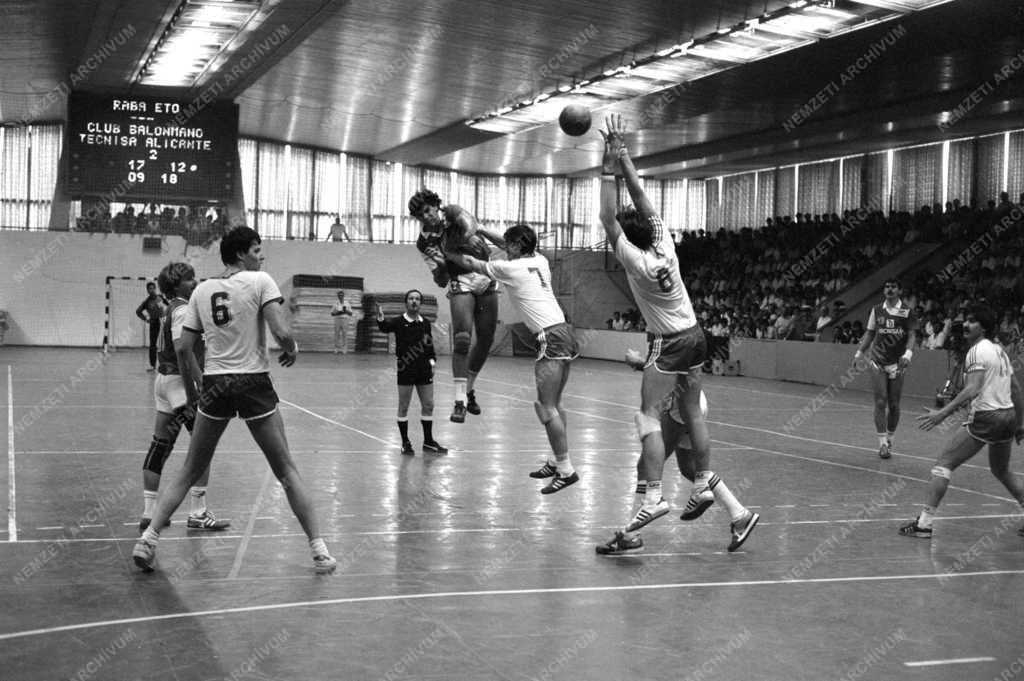 Sport - Rába-ETO - Alicante férfi kézilabda IHF kupadöntő