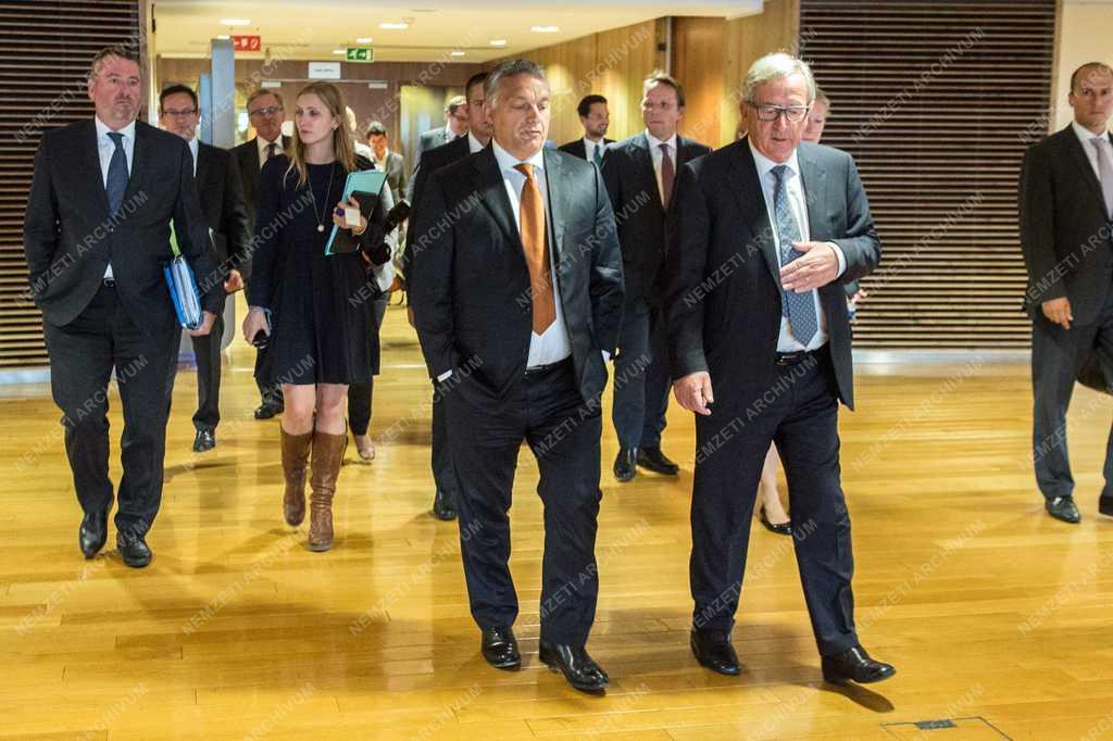 Orbán Viktor Brüsszelben