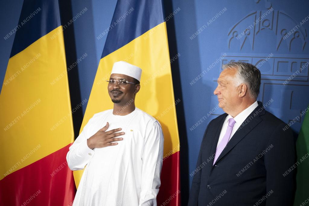 Orbán Viktor fogadta Csád elnökét