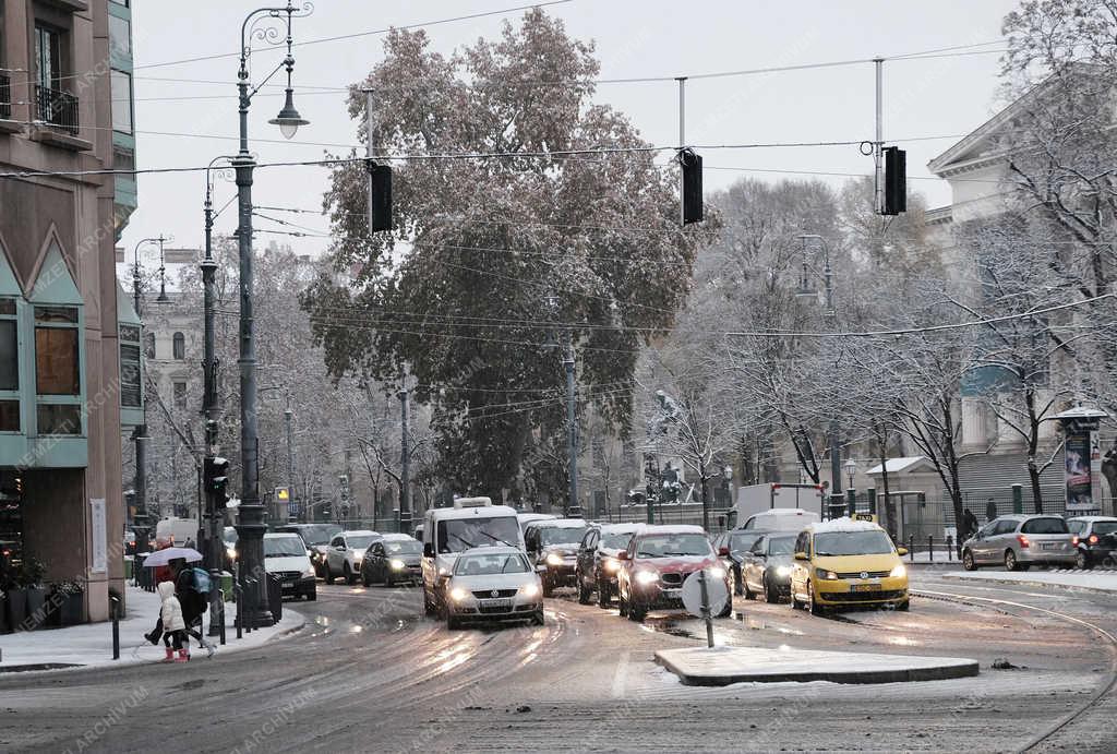Időjárás - Budapest - Havas városkép
