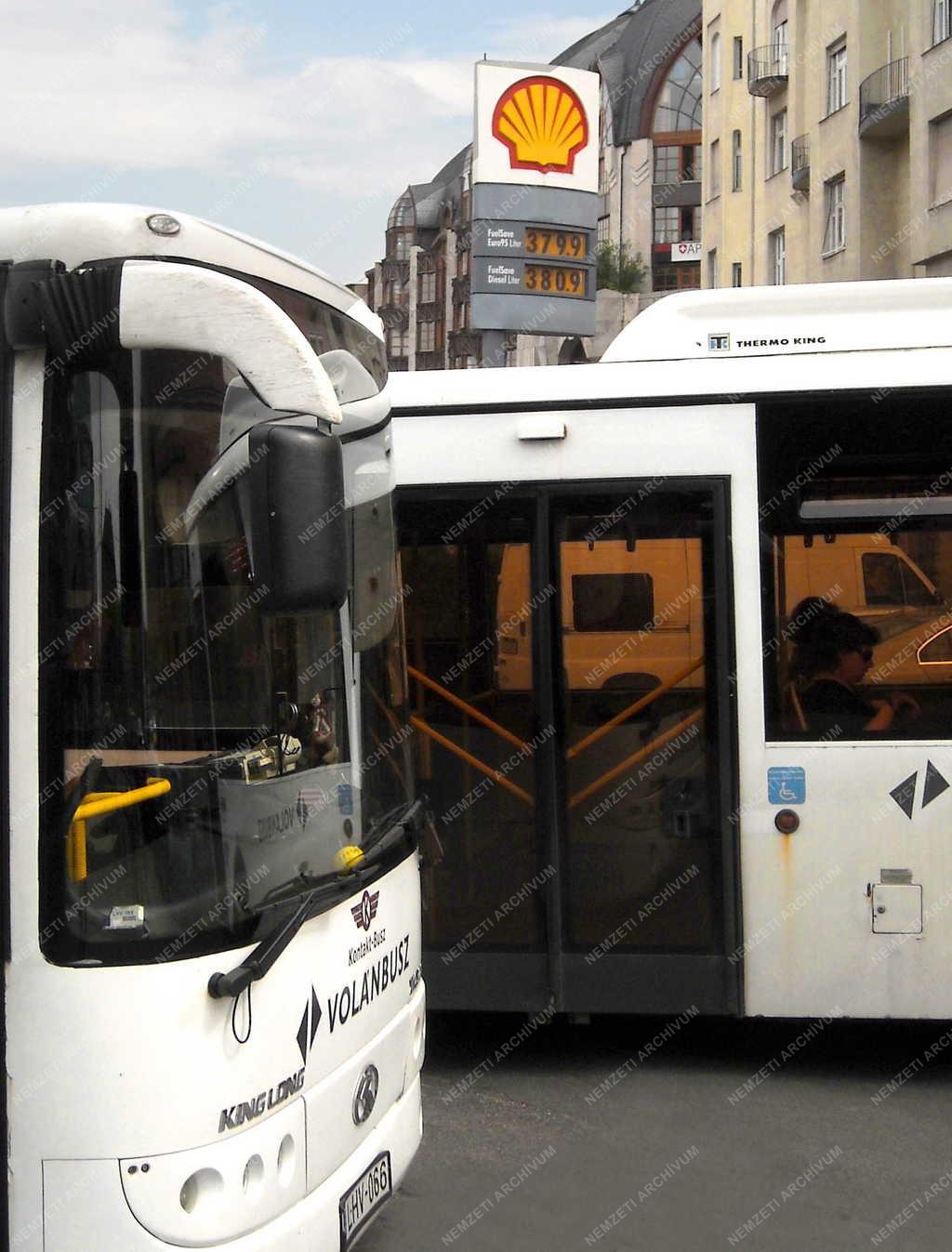 Közlekedés - Budapest - A Széna téri Volánbusz pályaudvar
