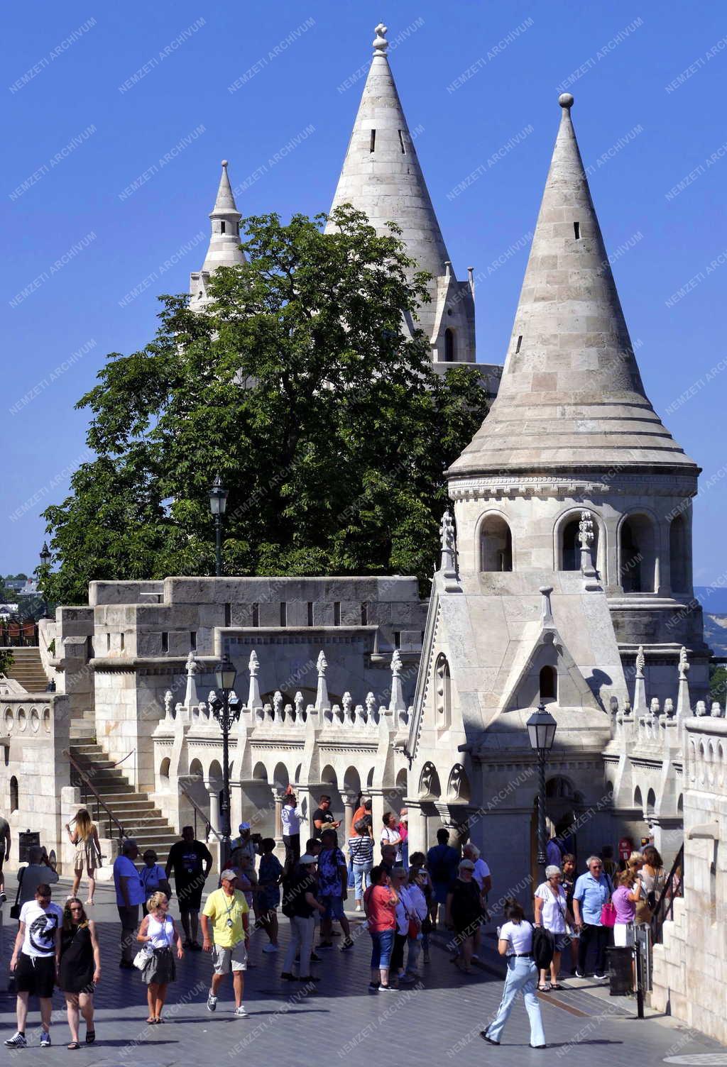 Turisták a Budai Várban