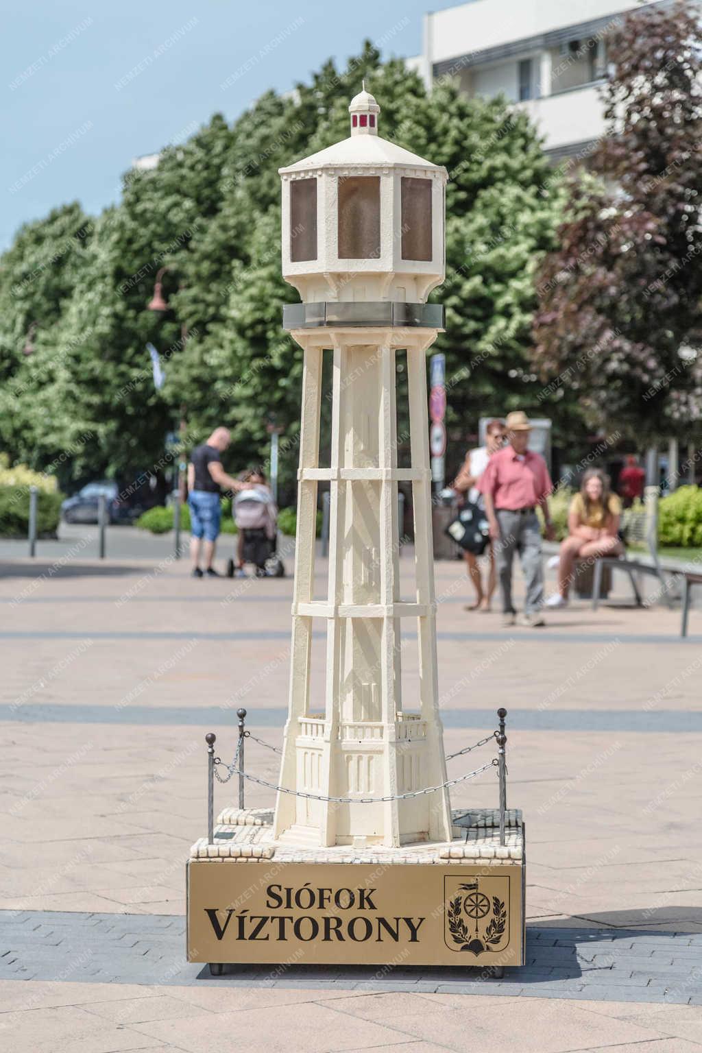 Ipari műemlék - Siófok - Víztorony makett