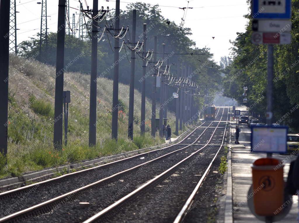 Közlekedés - Budapest - A 37-es villamos útvonala 