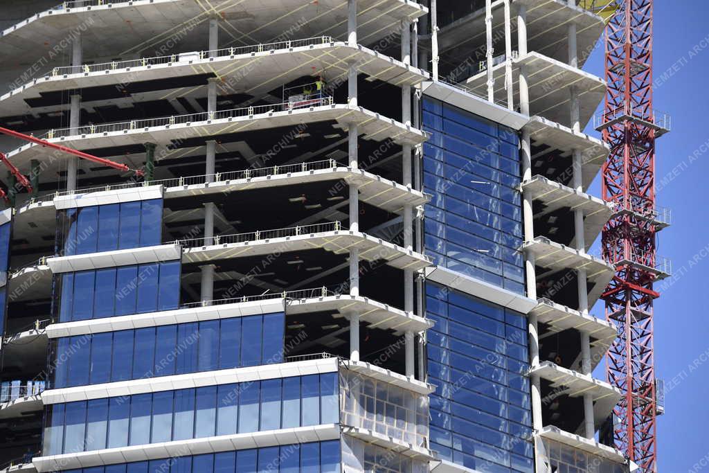 Városkép - Budapest - A MOL Csoport épülő központja