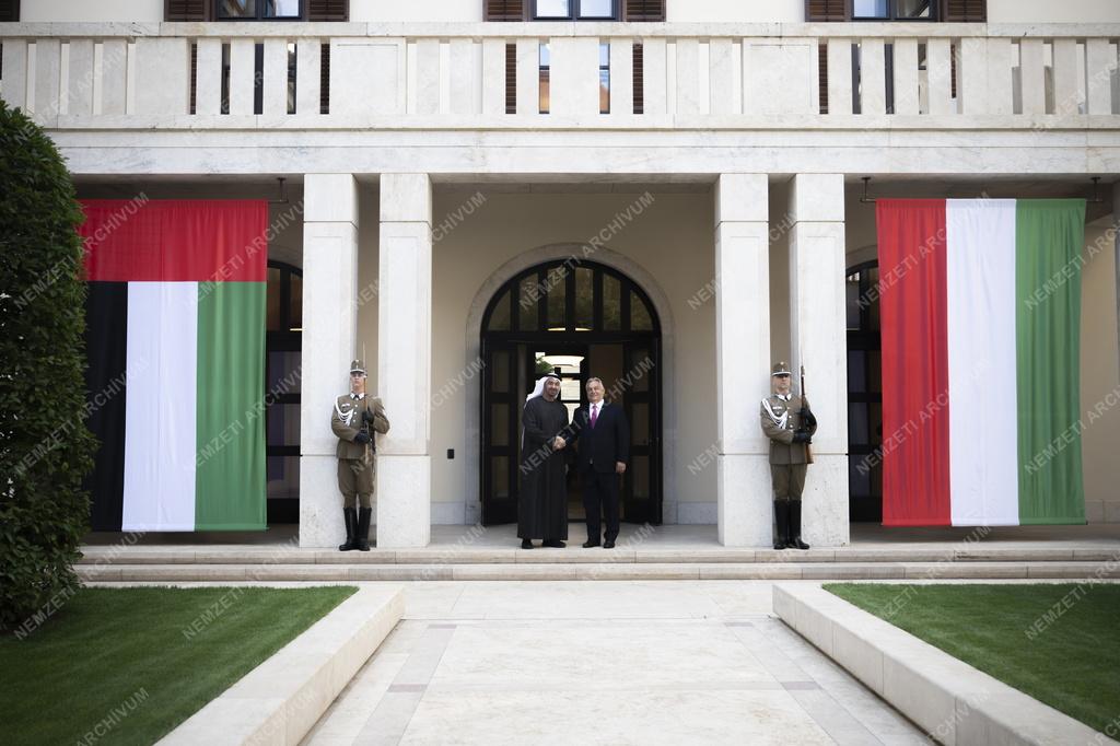Orbán Viktor fogadta az Egyesült Arab Emírségek elnökét 