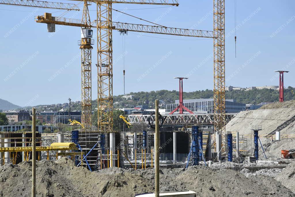 Településfejlesztés - Épül a budapesti Nemzeti Atlétikai Stadion
