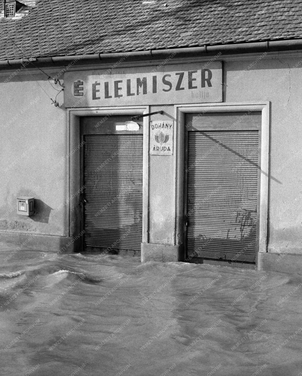 Katasztrófavédelem - Árvíz a Rába folyó mentén