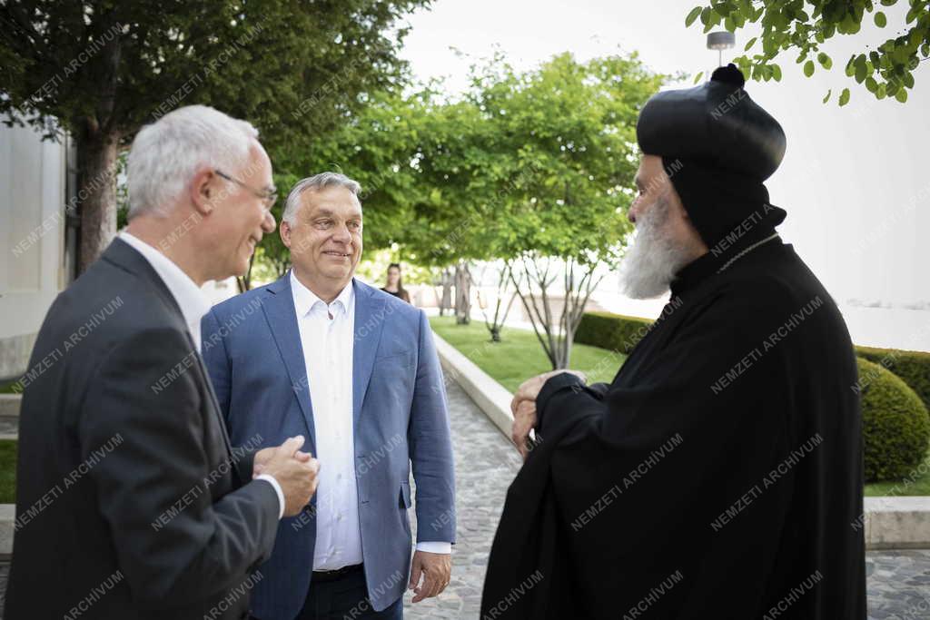 Orbán Viktor találkozója a szír pátriárkával