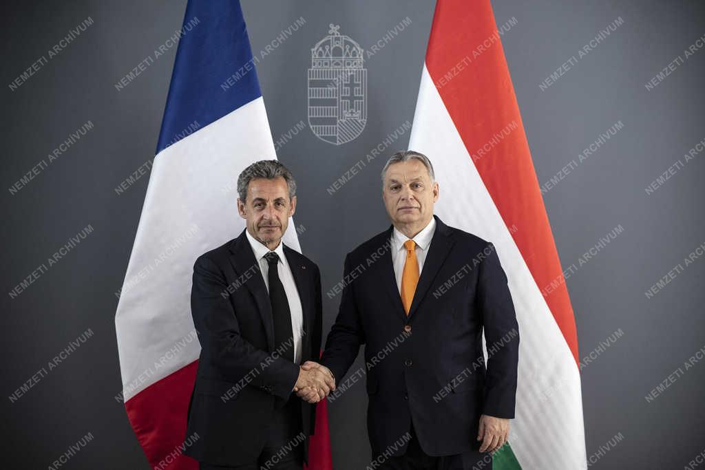 Orbán Viktor fogadta  Nicolas Sarkozy korábbi francia köztársasági elnököt 