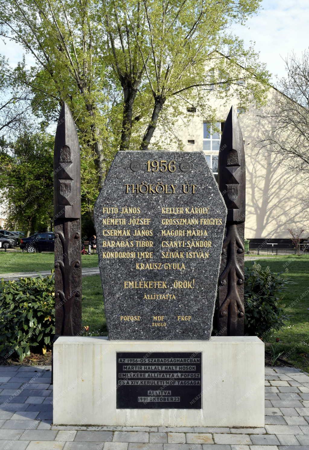 Városkép - Budapest - Az 56-os Thököly úti mártírok emlékműve