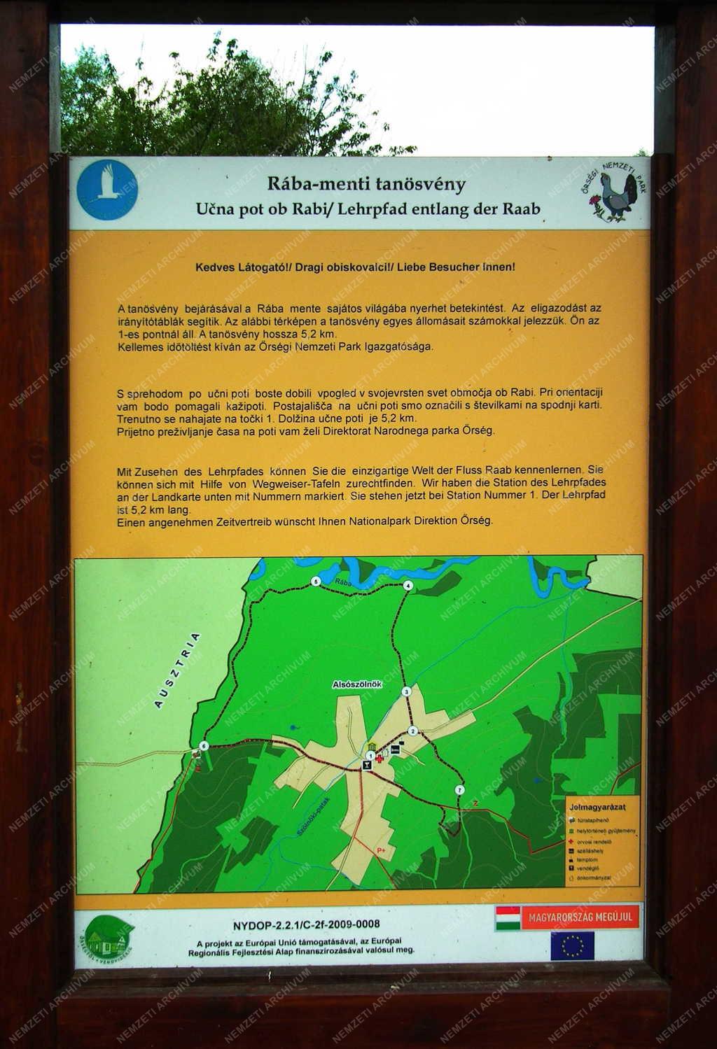 Tárgy - Alsószölnök - Információs tábla