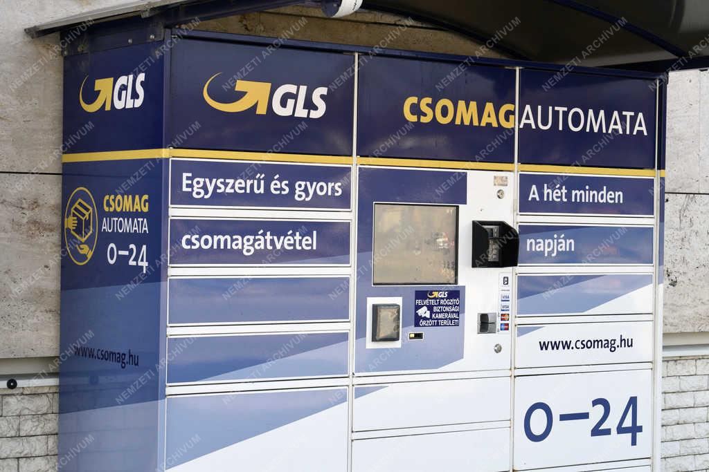 Városkép - Budapest - Etele téri GLS csomagautomata