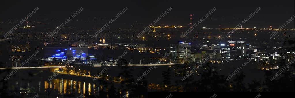 Városkép - Budapest - Esti panoráma