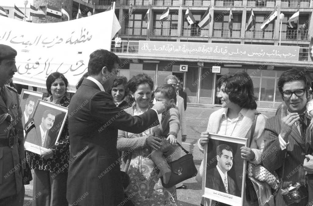 Külpolitika - Szaddam Husszein Budapesten