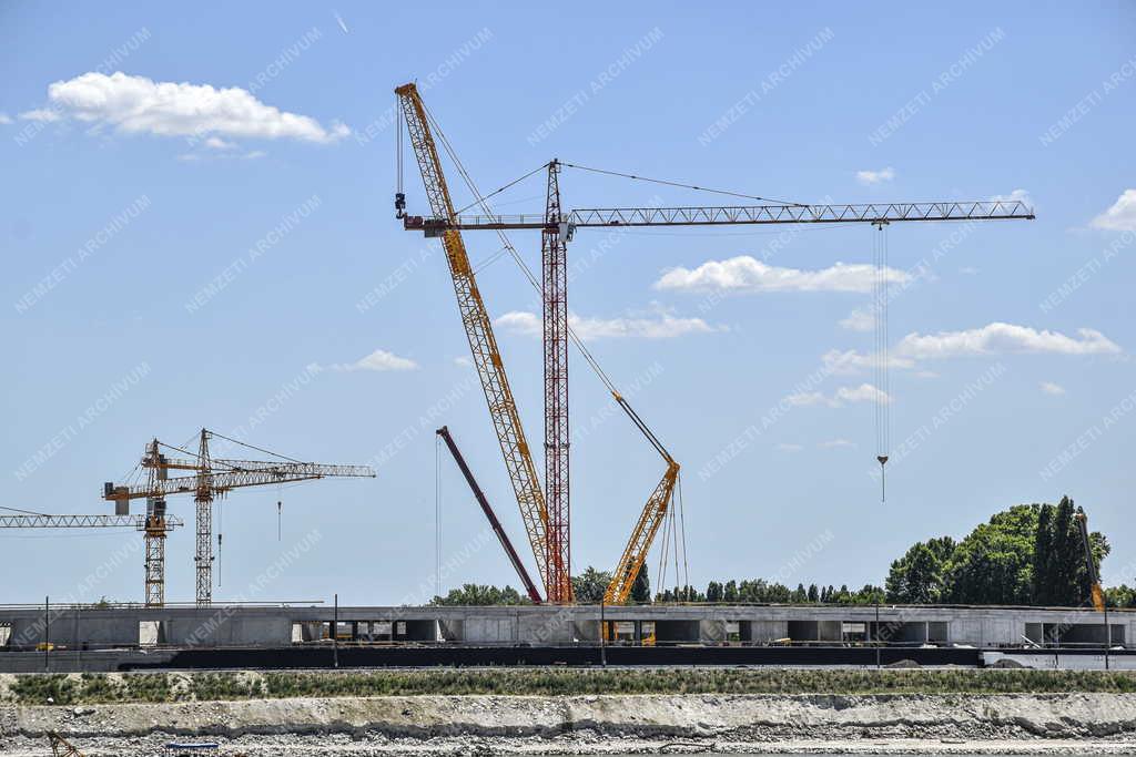 Településfejlesztés - Épül a budapesti Nemzeti Atlétikai Stadion