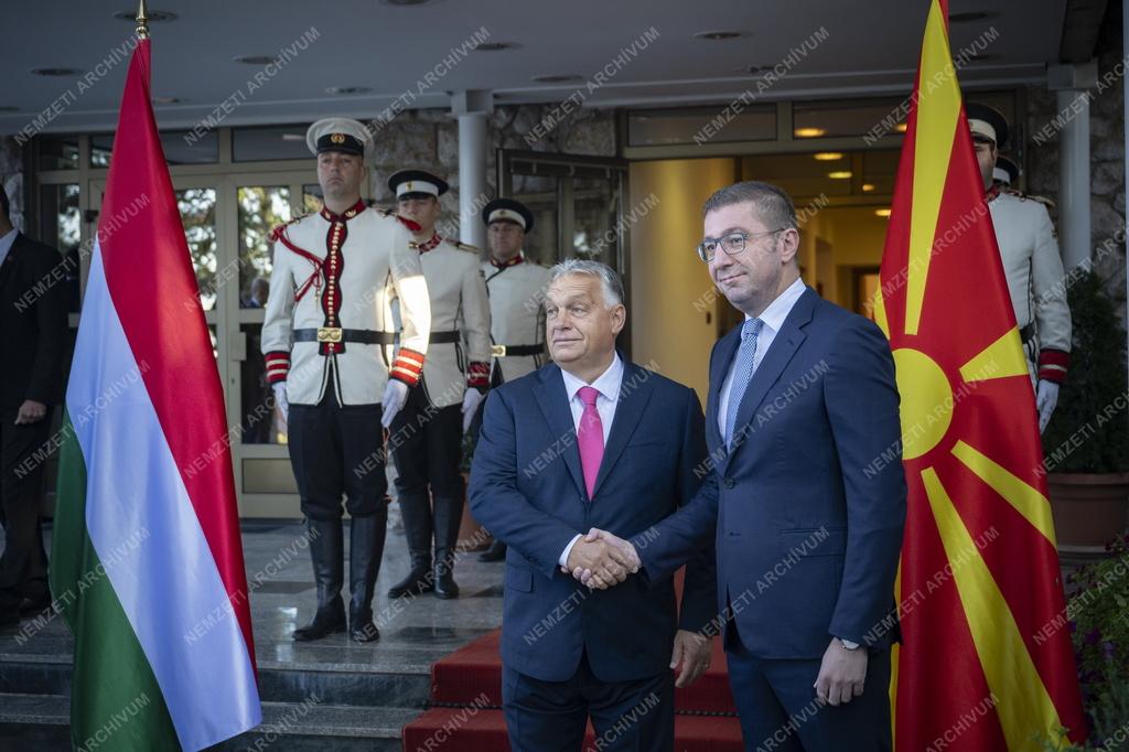 Orbán Viktor Észak-Macedóniában