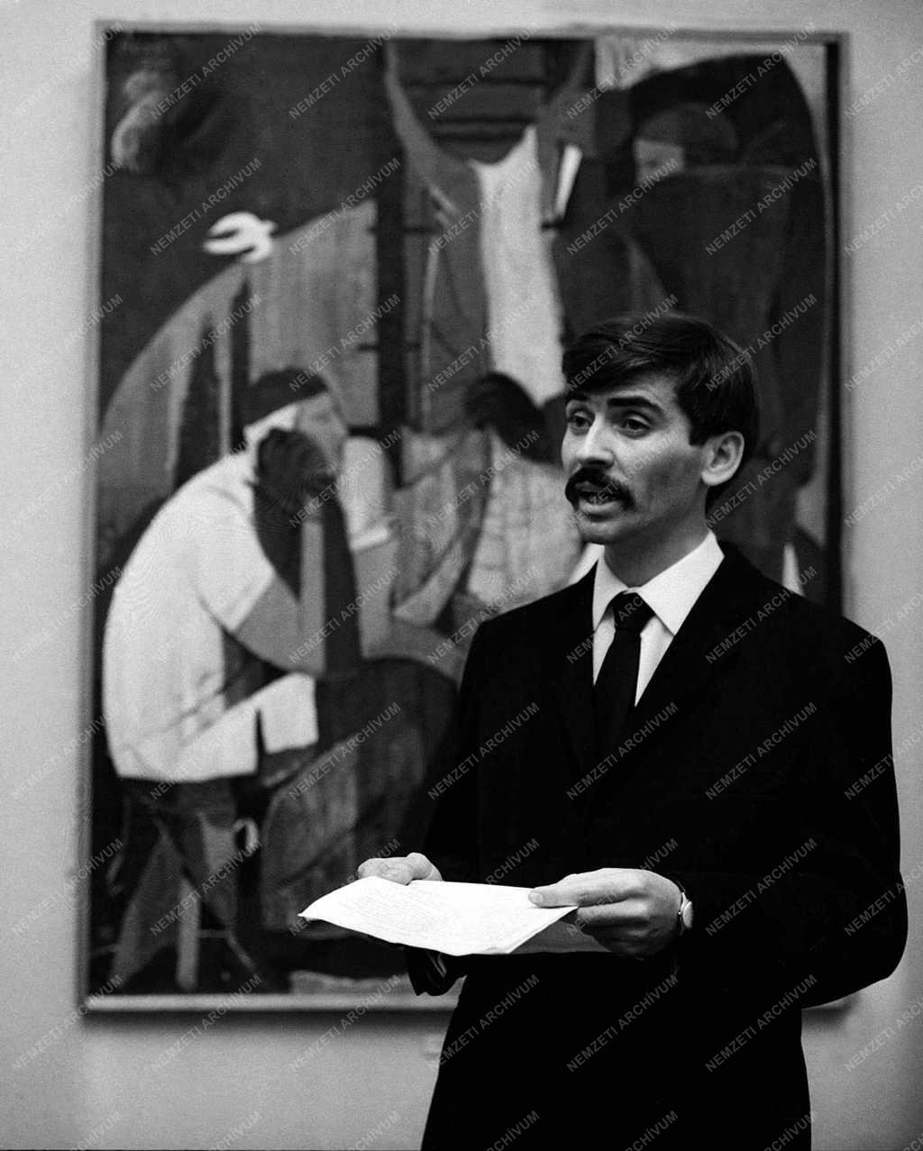 Kultúra - Hézső Ferenc kiállításának megnyitóján