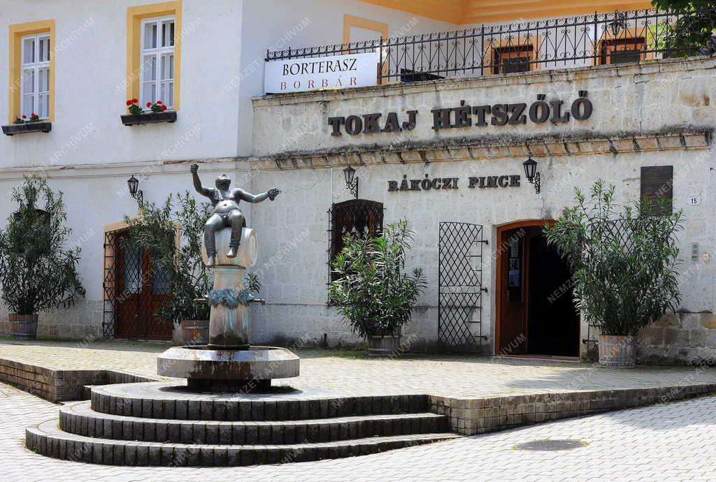 Műalkotás - Tokaj - A Bacchus-kút