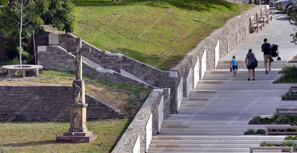 Település - Tihany - Apátsághoz vezető lépcsősor