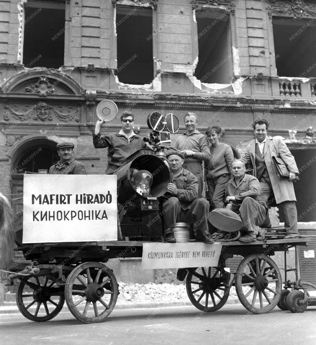 Kultúra - Sajtó - Forgatják az ezredik Magyar Filmhíradót