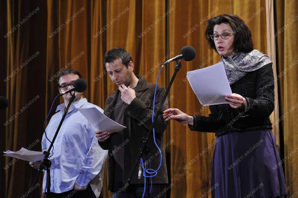 Rádió - Rádiókabaré felvétele