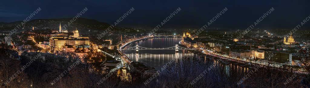 Városkép - Budapest - Esti felvétel