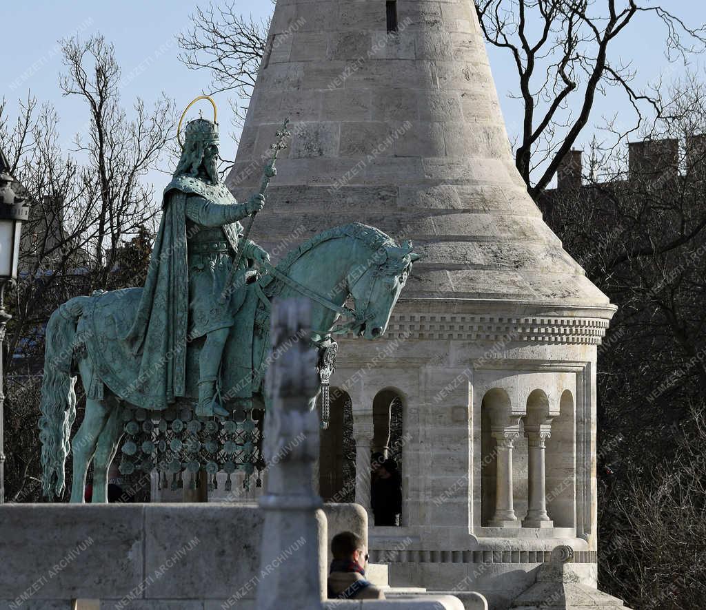 Köztéri szobor - Budapest - Szent István 