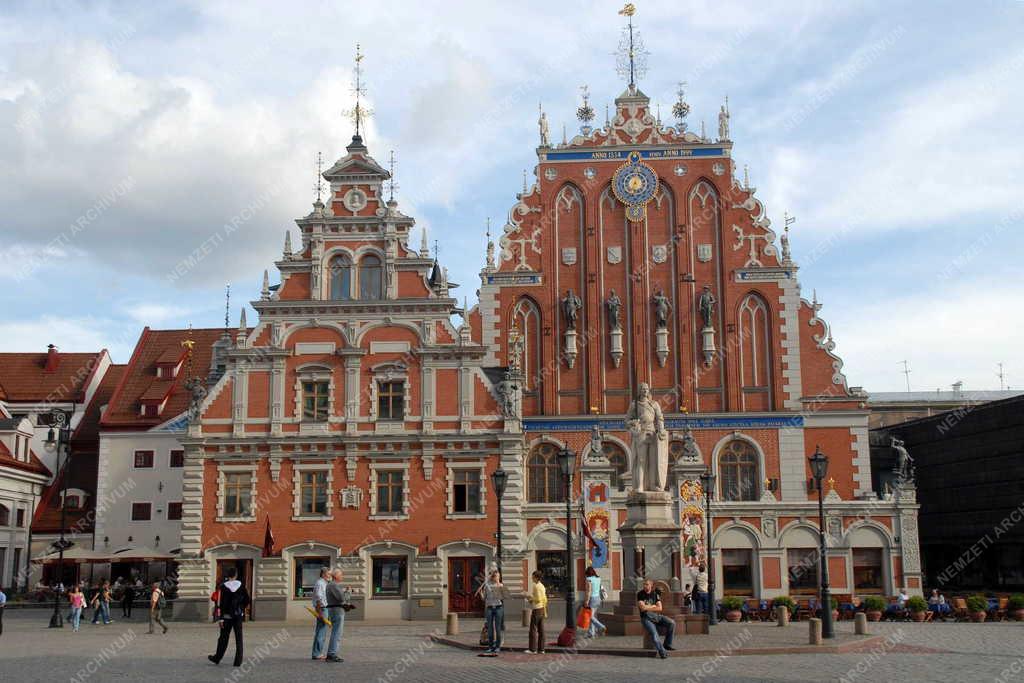 Lettország - Riga - Feketefejűek Háza