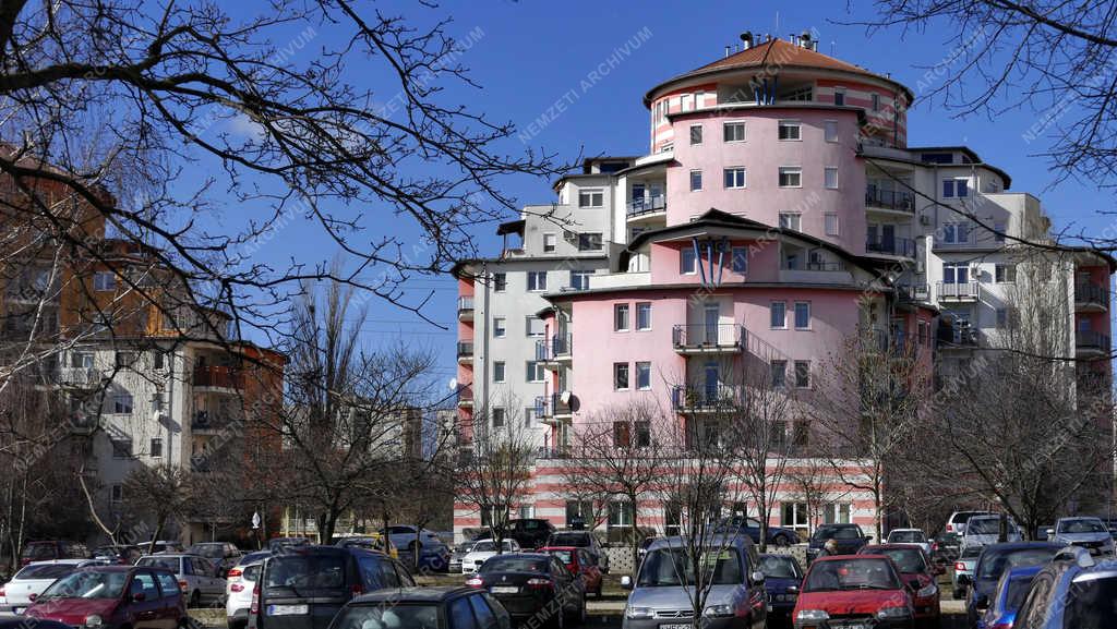 Városkép - Budapest - A Rózsaliget-lakópark Kőbányán 