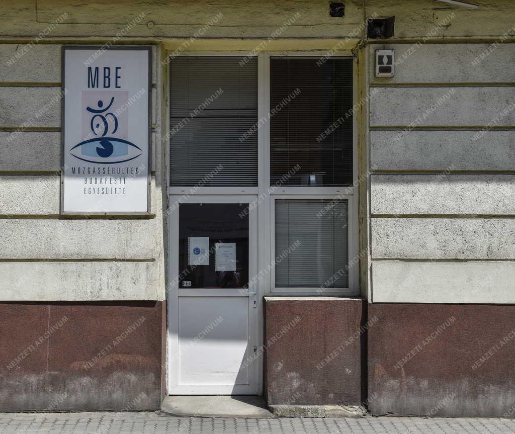 Szervezet - Mozgássérültek Budapesti Egyesülete Angyalföldön
