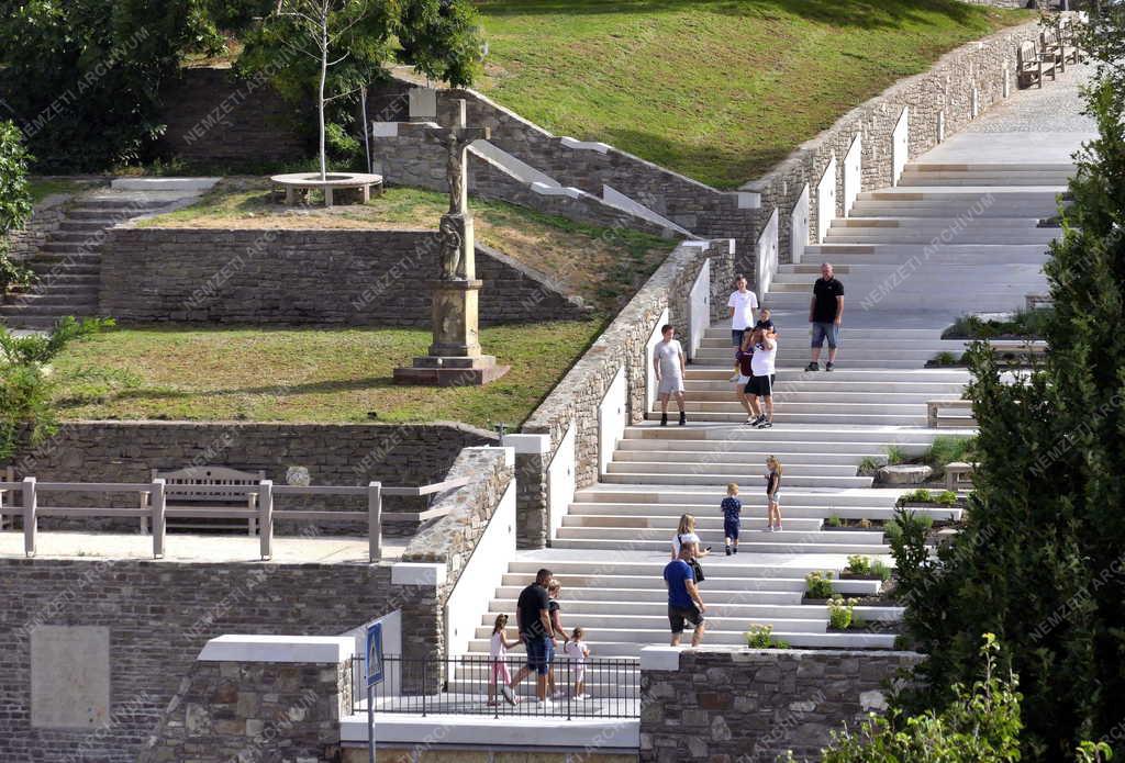 Település - Tihany - Apátsághoz vezető lépcsősor