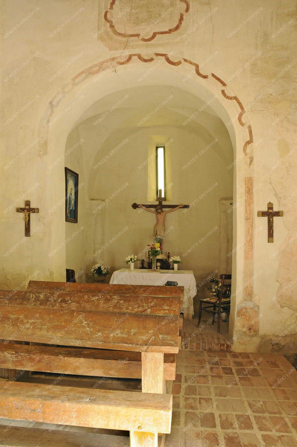 Táj, város - Hévíz - Egregyi Árpád-kori templom