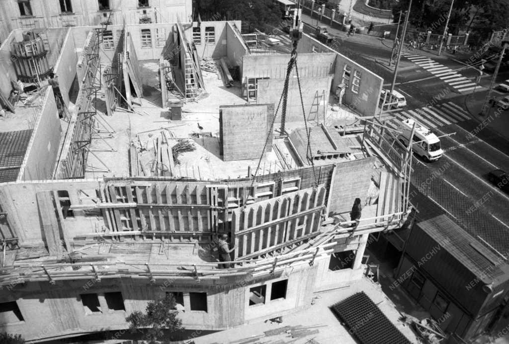 Építőipar - Hotel Liget szálloda építése a Városligetben