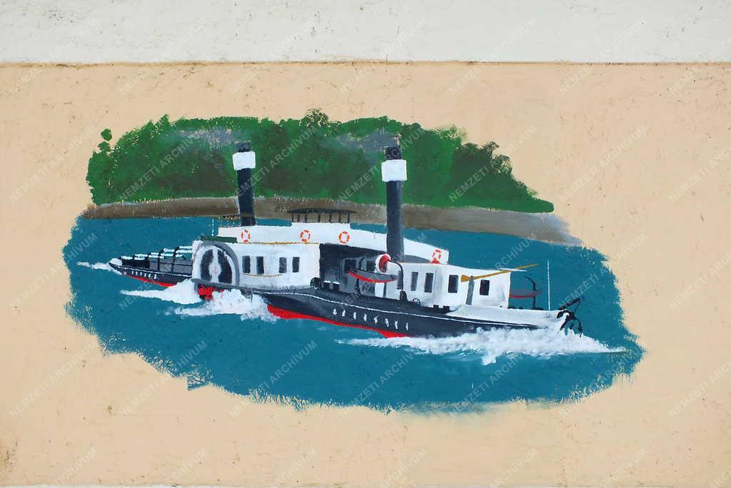 Tárgy - Zebegény - Falikép