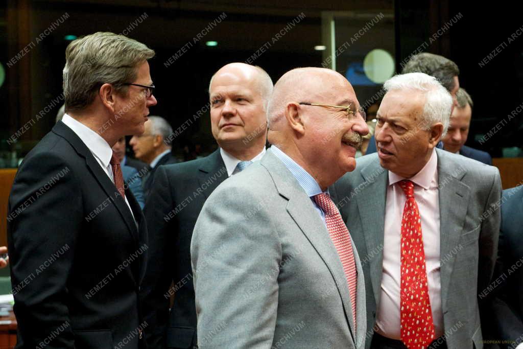 Az EU Külügyminiszteri Tanácsának ülése