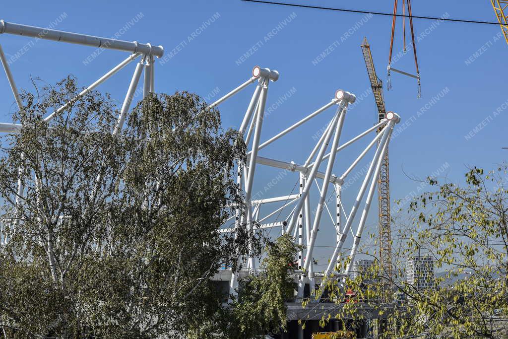 Településfejlesztés - Épül a budapesti Nemzeti Atlétikai Stadion