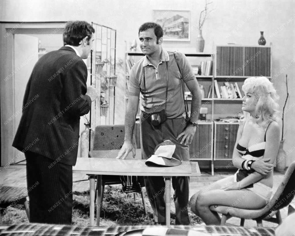 Televízió - Az OP-ART kalap című tv-film forgatása