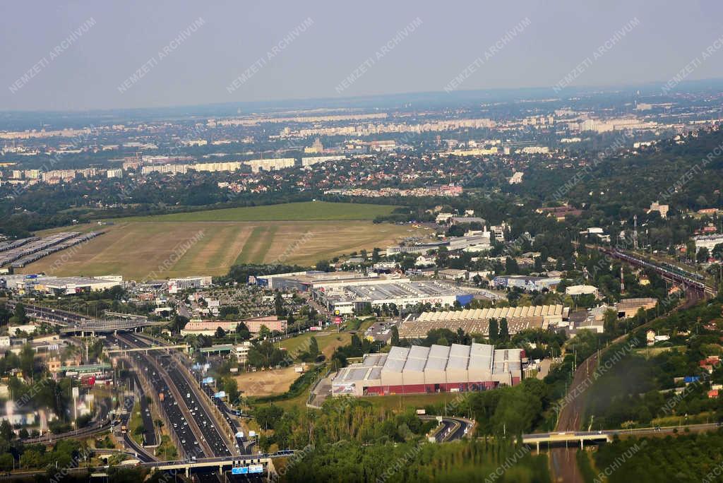 Légi felvétel - Budaörs - Repülőtér